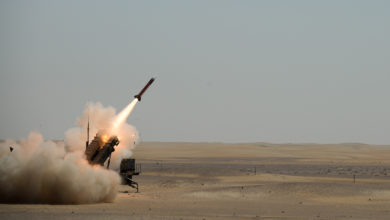Patriot missile launch