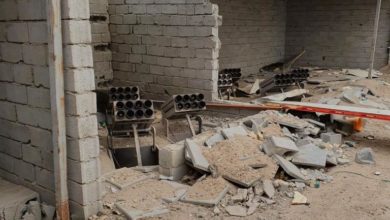 107mm rocket launchers used to attack Camp Taji, Iraq