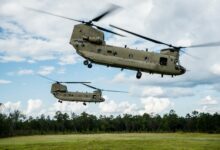 CH-47F Chinook helicopter