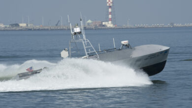 An unmanned surface vessel