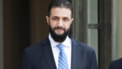 Syrian interim President Ahmed al-Sharaa.