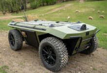 The Hornet autonomous unmanned ground vehicle.