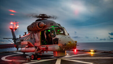 New Zealand's SeaSprite helicopter.